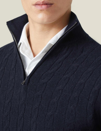 VogeLuxe | Pull en maille à col montant pour homme 4