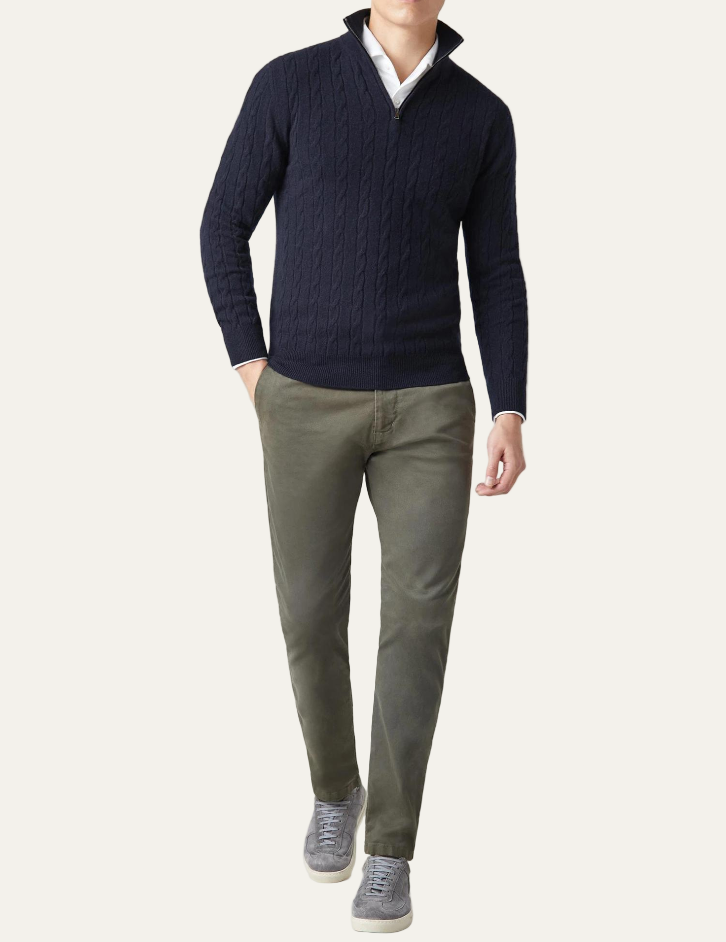 VogeLuxe | Pull en maille à col montant pour homme 5