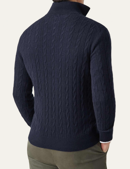 VogeLuxe | Pull en maille à col montant pour homme 6