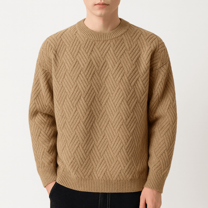 VogeLuxe | Pull en maille à col rond pour homme 0