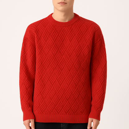 Pull Homme Col Rond Chaud et Léger
