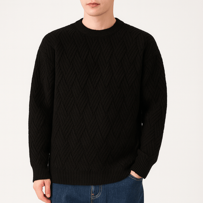 Pull Homme Col Rond Chaud et Léger