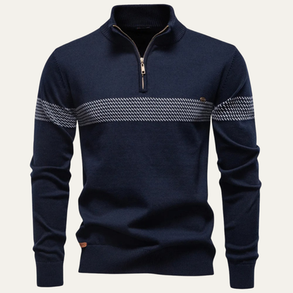Pull Homme Col Zippé Chaud et Léger - PanierRoyale