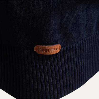 VogeLuxe | Pull en maille à col zippé pour homme 8