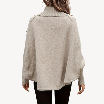 VogeLuxe | Pull en maille asymétrique ample pour femme 1