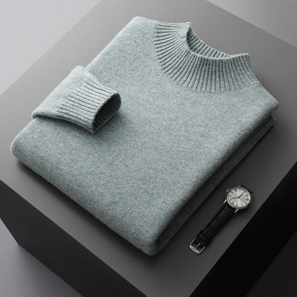 VogeLuxe | Pull en maille confortable à col rond pour homme 6