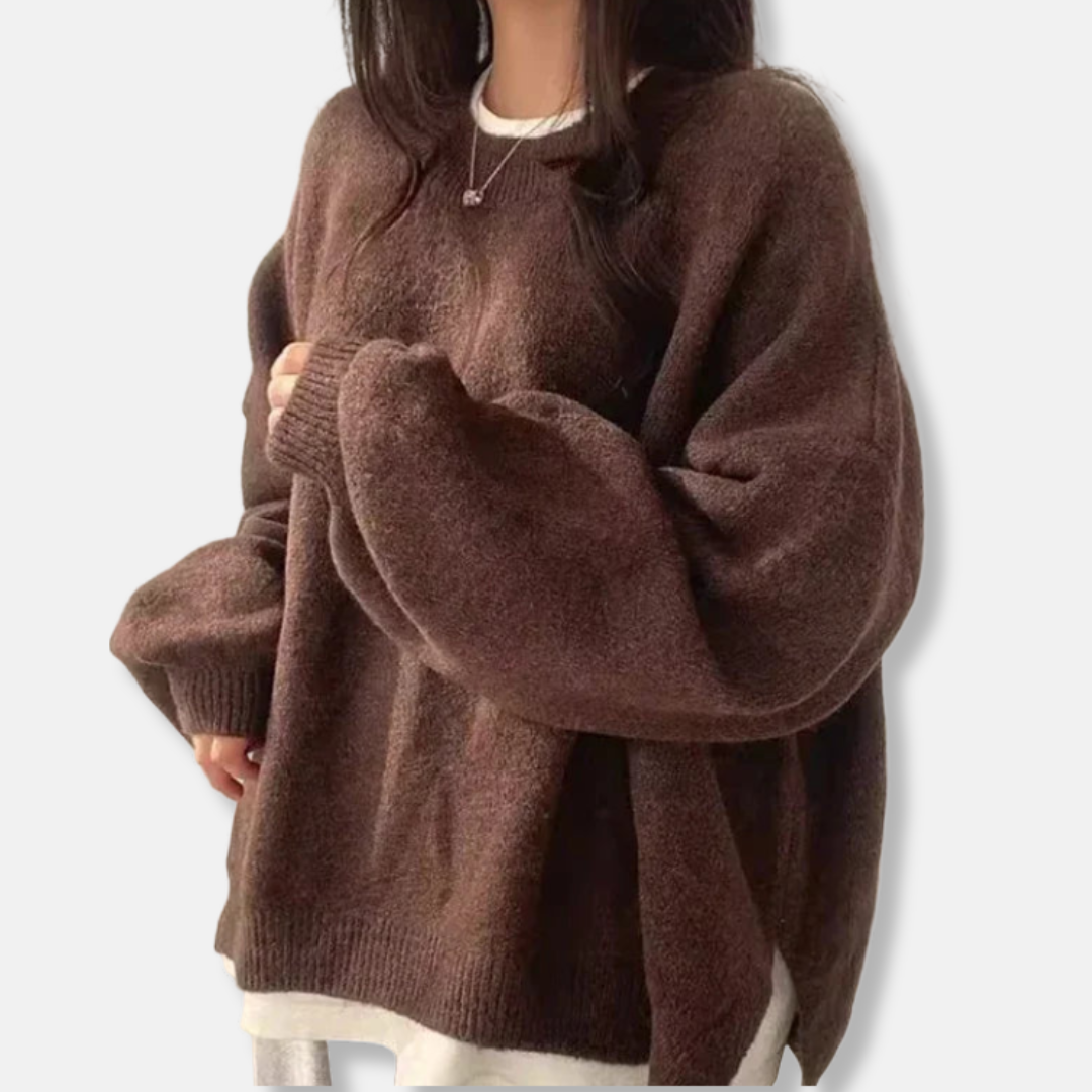 VogeLuxe | Pull en maille oversize confortable pour femme 1