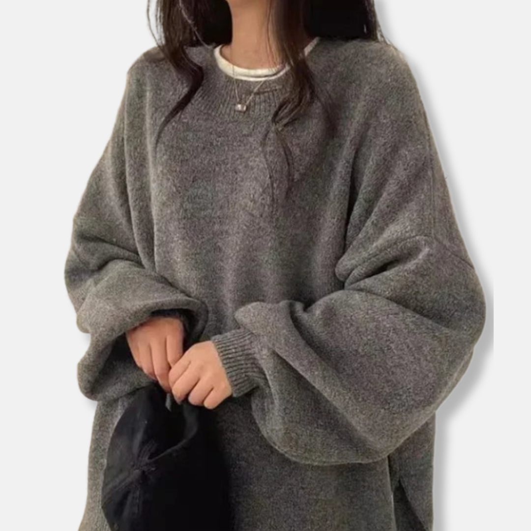 VogeLuxe | Pull en maille oversize confortable pour femme 2