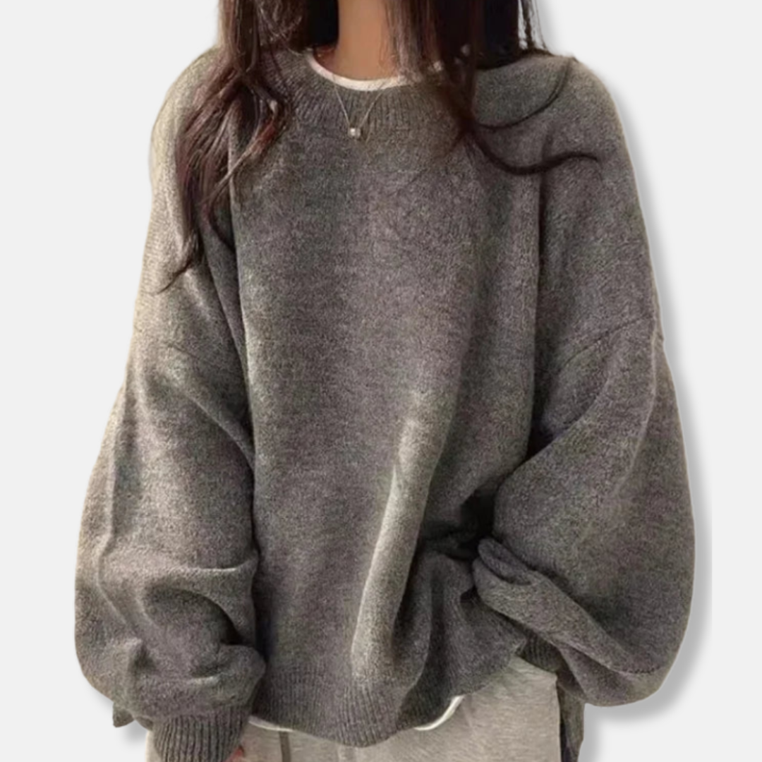 VogeLuxe | Pull en maille oversize confortable pour femme 3