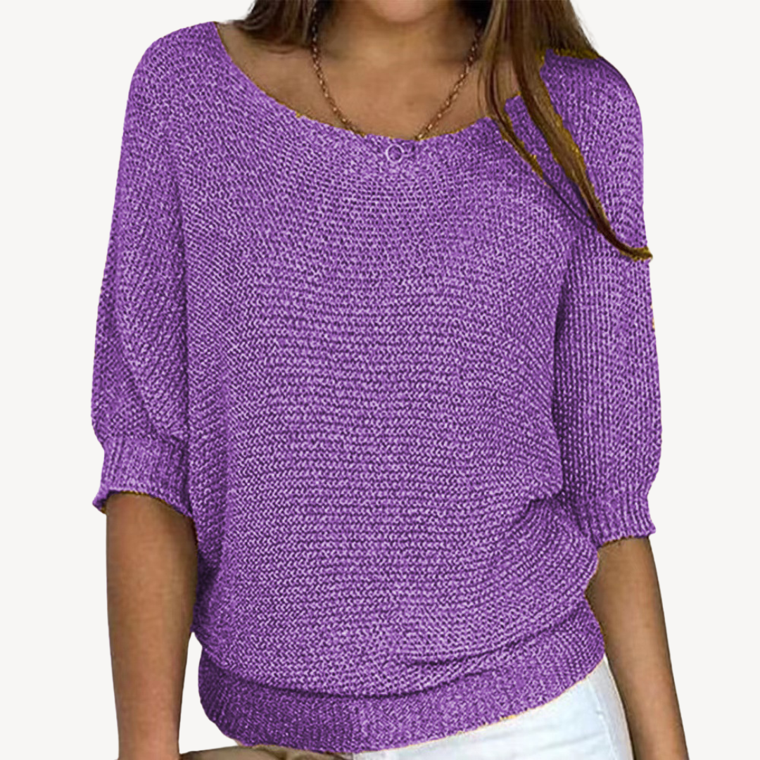 VogeLuxe | Pull en maille oversize pour femme 4