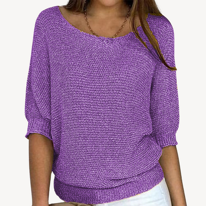 VogeLuxe | Pull en maille oversize pour femme 4