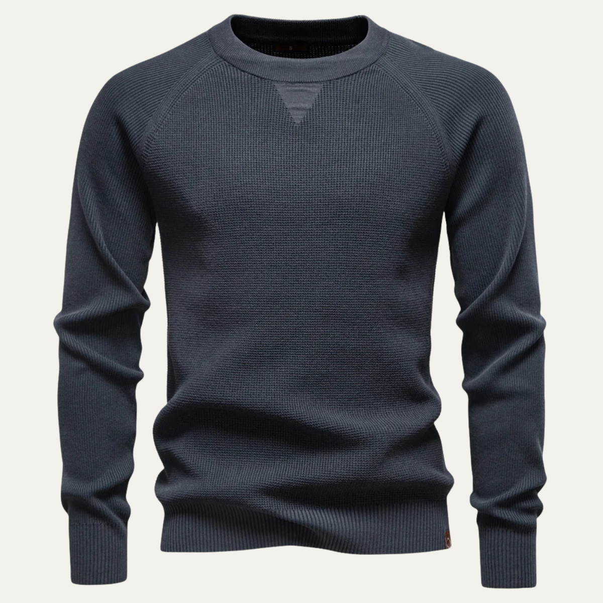 Pull Homme Maille Texturée Col Rond Chaud et Confortable - PanierRoyale