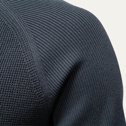 VogeLuxe | Pull en maille texturée à col rond pour homme 3