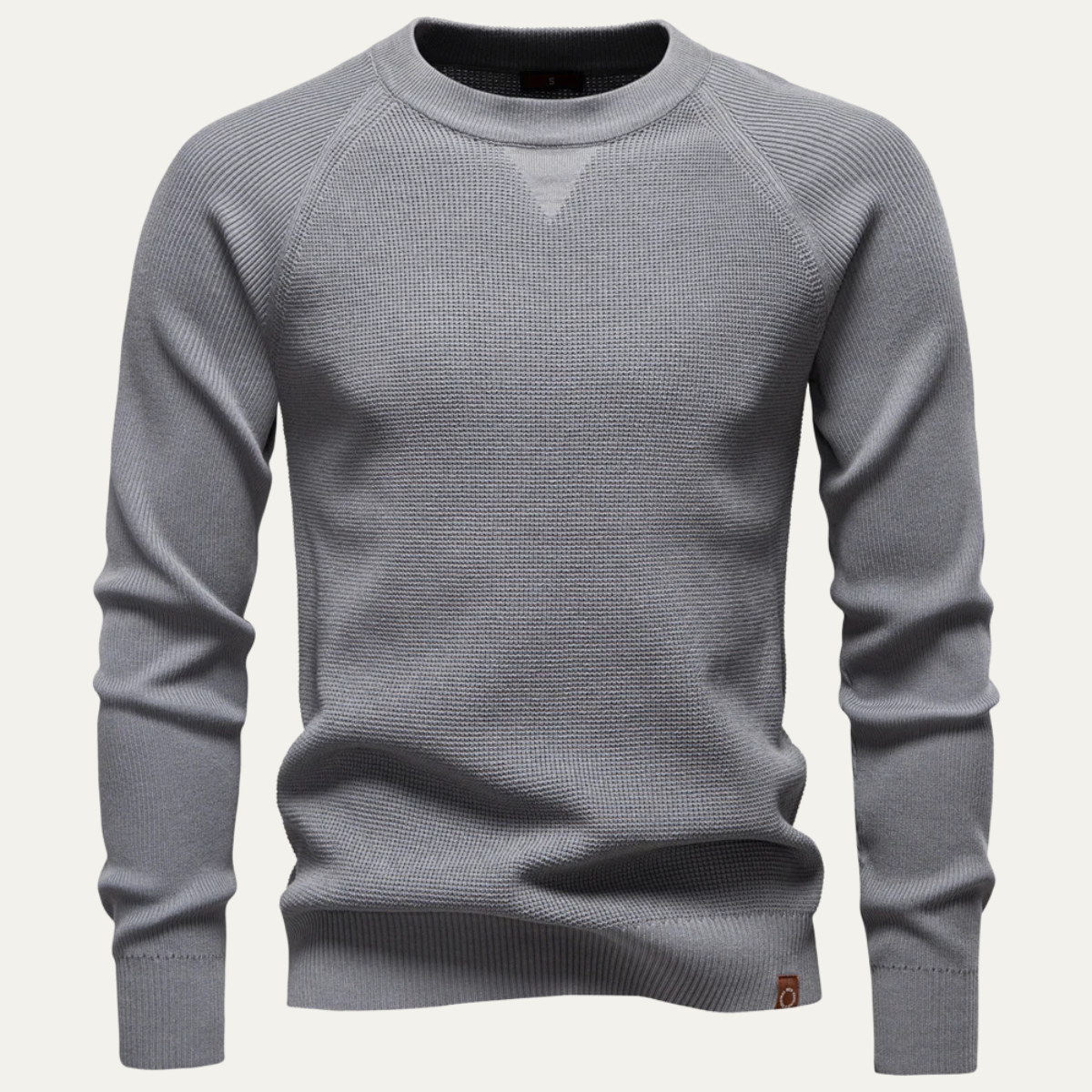 VogeLuxe | Pull en maille texturée à col rond pour homme 7
