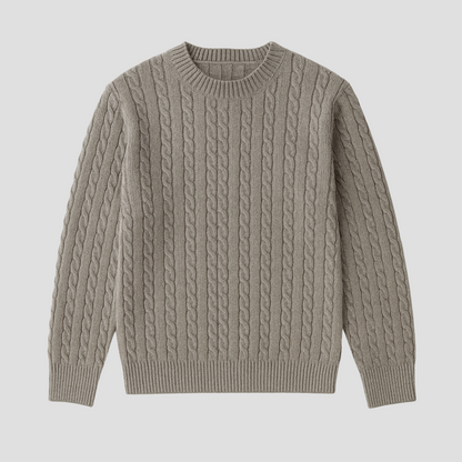 VogeLuxe | Pull en maille texturée classique pour homme 1