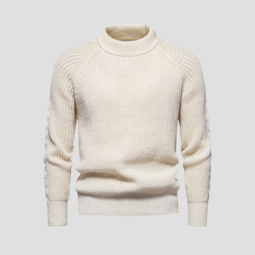 Pull Homme Maille Texturée Élégant