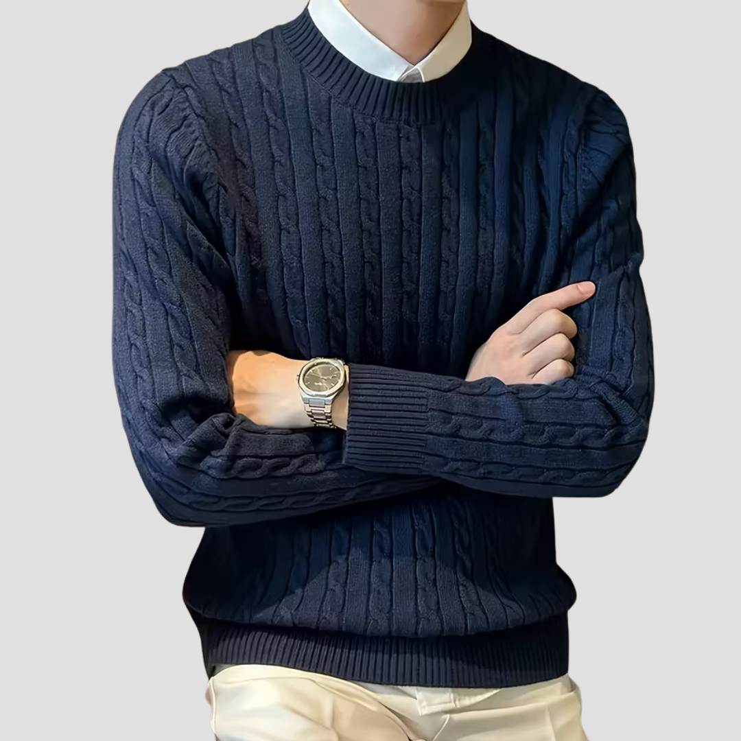 Pull Homme Maille Texturée Chic et Élégant