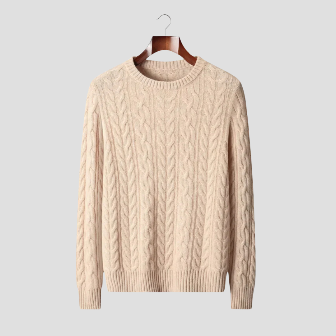 VogeLuxe | Pull en maille texturée intemporel pour homme 1