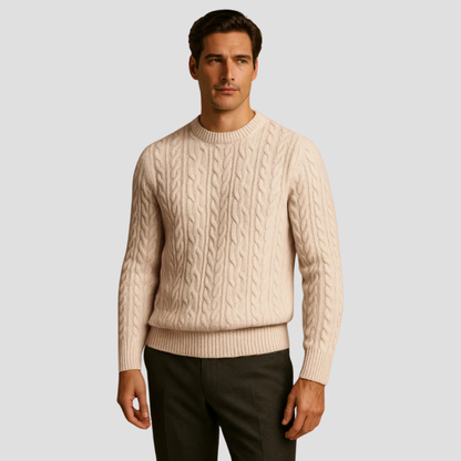VogeLuxe | Pull en maille texturée intemporel pour homme 2