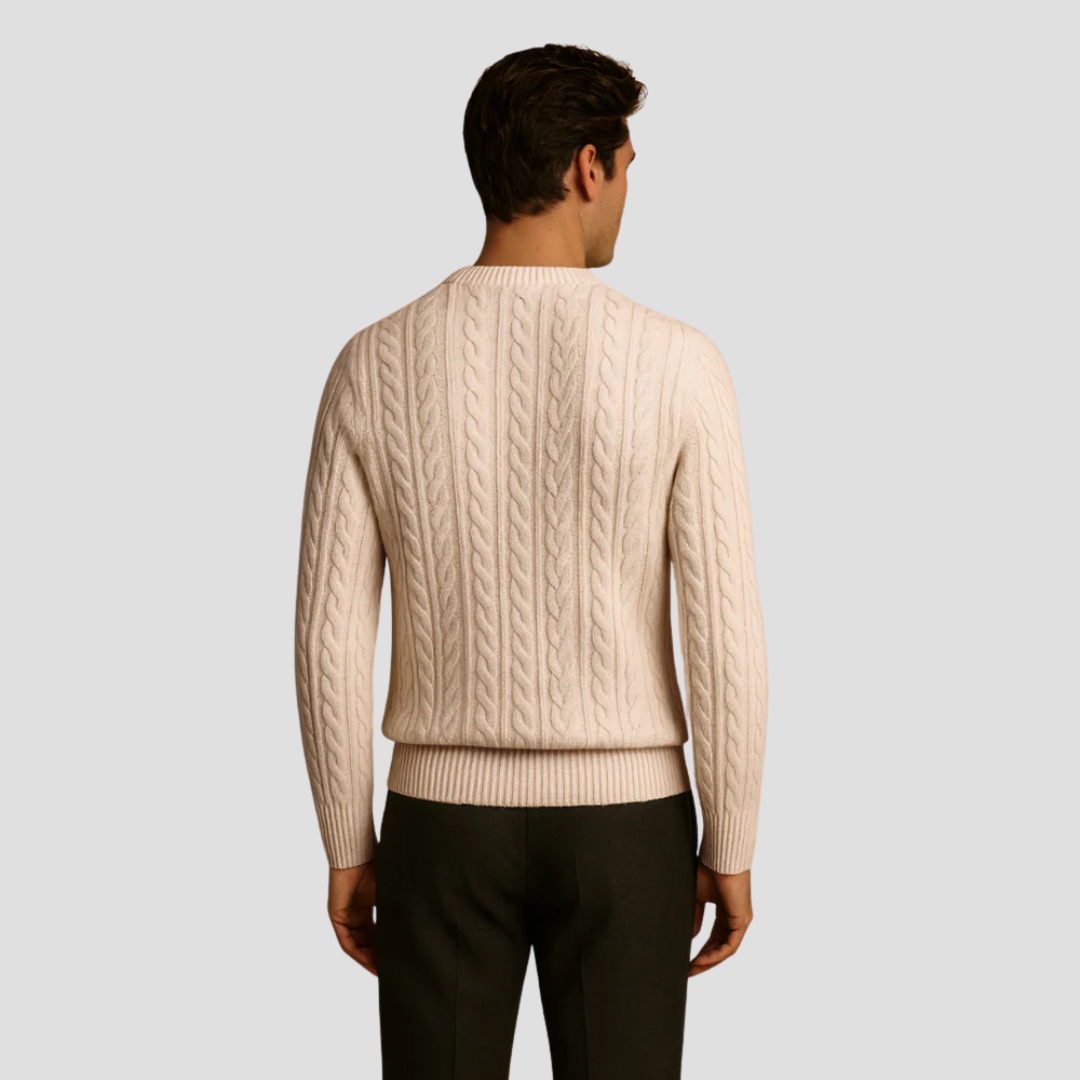 VogeLuxe | Pull en maille texturée intemporel pour homme 3
