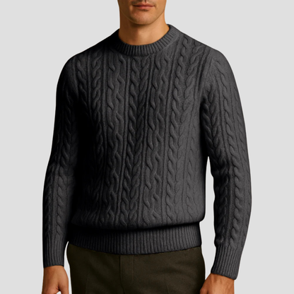 VogeLuxe | Pull en maille texturée intemporel pour homme 5