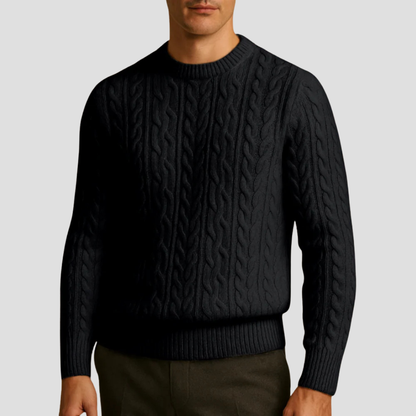 VogeLuxe | Pull en maille texturée intemporel pour homme 6