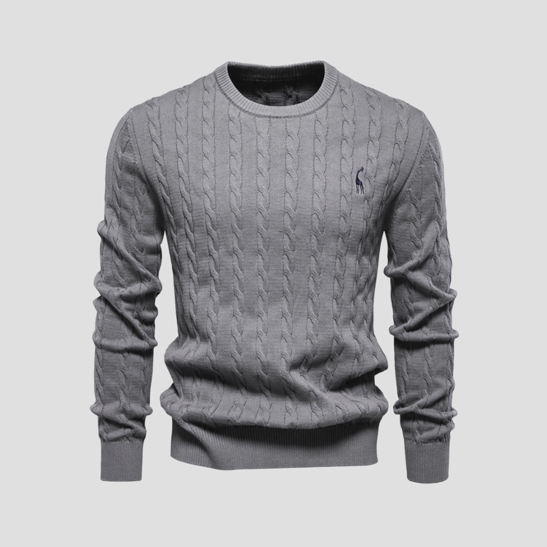 VogeLuxe | Pull en maille torsadée Heritage pour homme 0