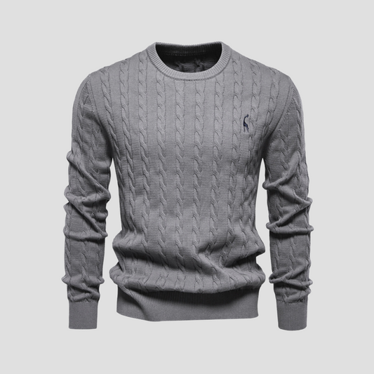 VogeLuxe | Pull en maille torsadée Heritage pour homme 0