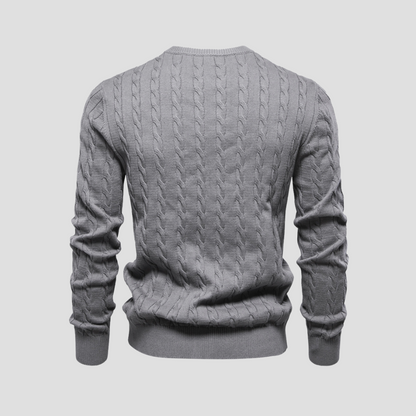 VogeLuxe | Pull en maille torsadée Heritage pour homme 1