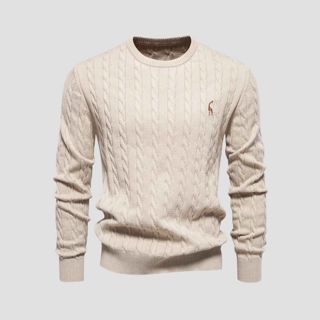 VogeLuxe | Pull en maille torsadée Heritage pour homme 10