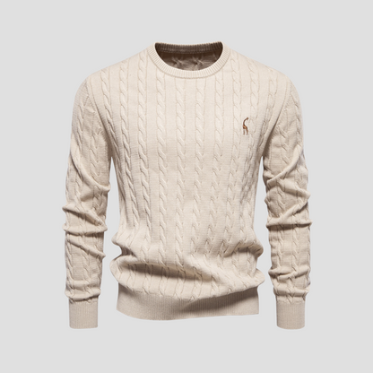 VogeLuxe | Pull en maille torsadée Heritage pour homme 10