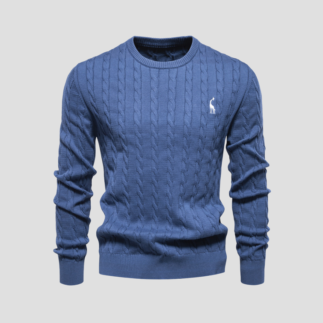 VogeLuxe | Pull en maille torsadée Heritage pour homme 11