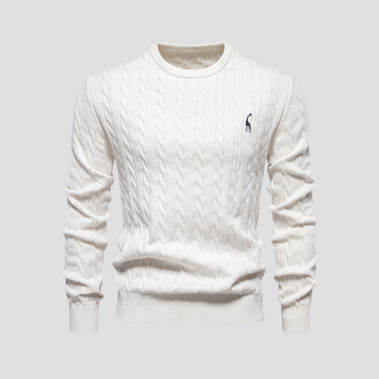 VogeLuxe | Pull en maille torsadée Heritage pour homme 12
