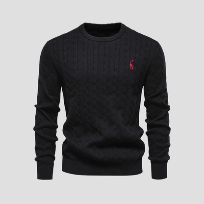 VogeLuxe | Pull en maille torsadée Heritage pour homme 4