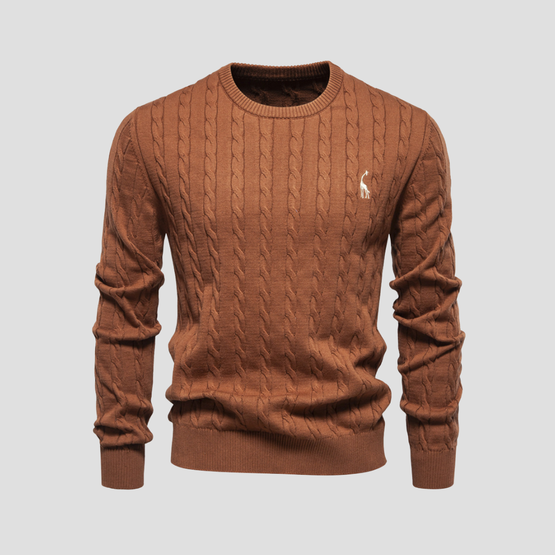 VogeLuxe | Pull en maille torsadée Heritage pour homme 5