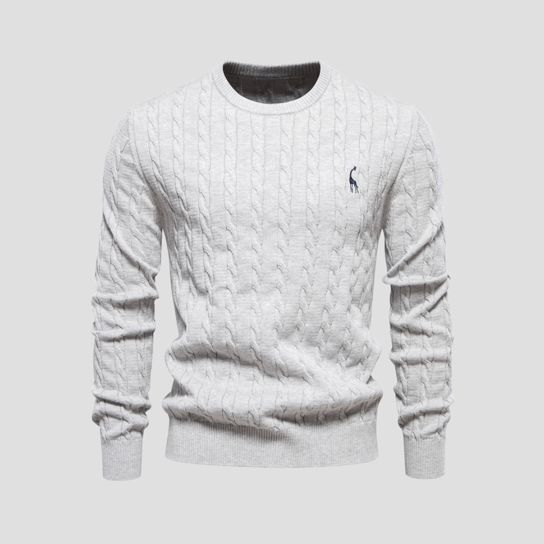 VogeLuxe | Pull en maille torsadée Heritage pour homme 6