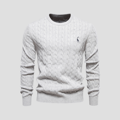 VogeLuxe | Pull en maille torsadée Heritage pour homme 6