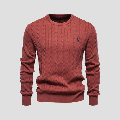 VogeLuxe | Pull en maille torsadée Heritage pour homme 7
