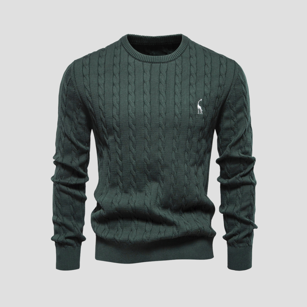 VogeLuxe | Pull en maille torsadée Heritage pour homme 9