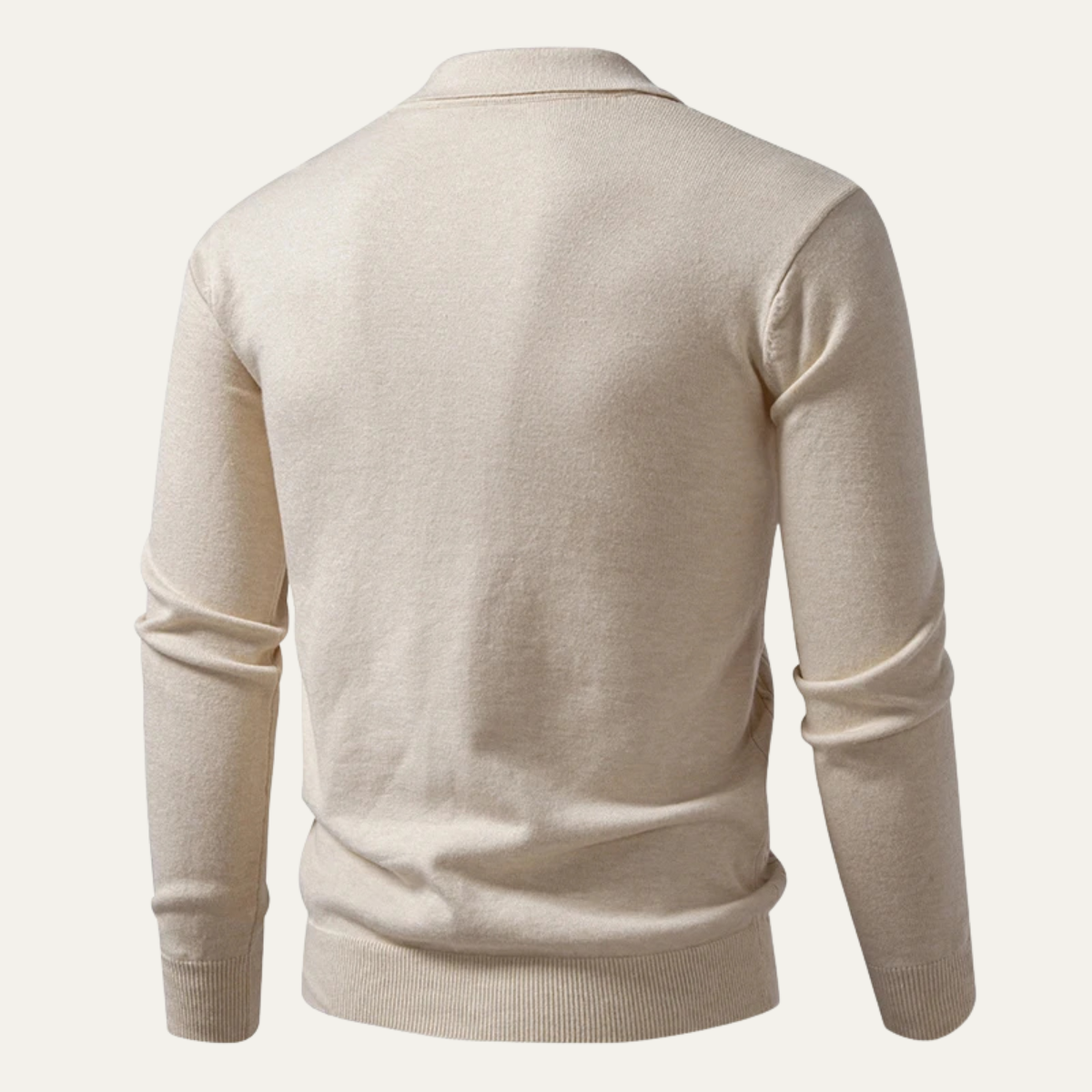 VogeLuxe | Pull en maille torsadée en coton doux pour homme 2