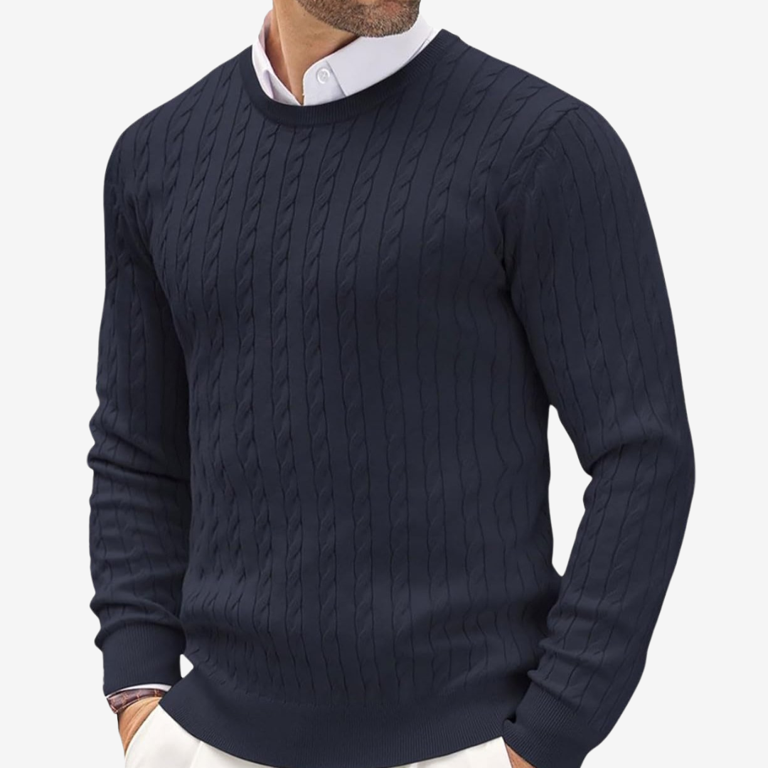 Pull Homme Maille Texturée et Élégant - PanierRoyale
