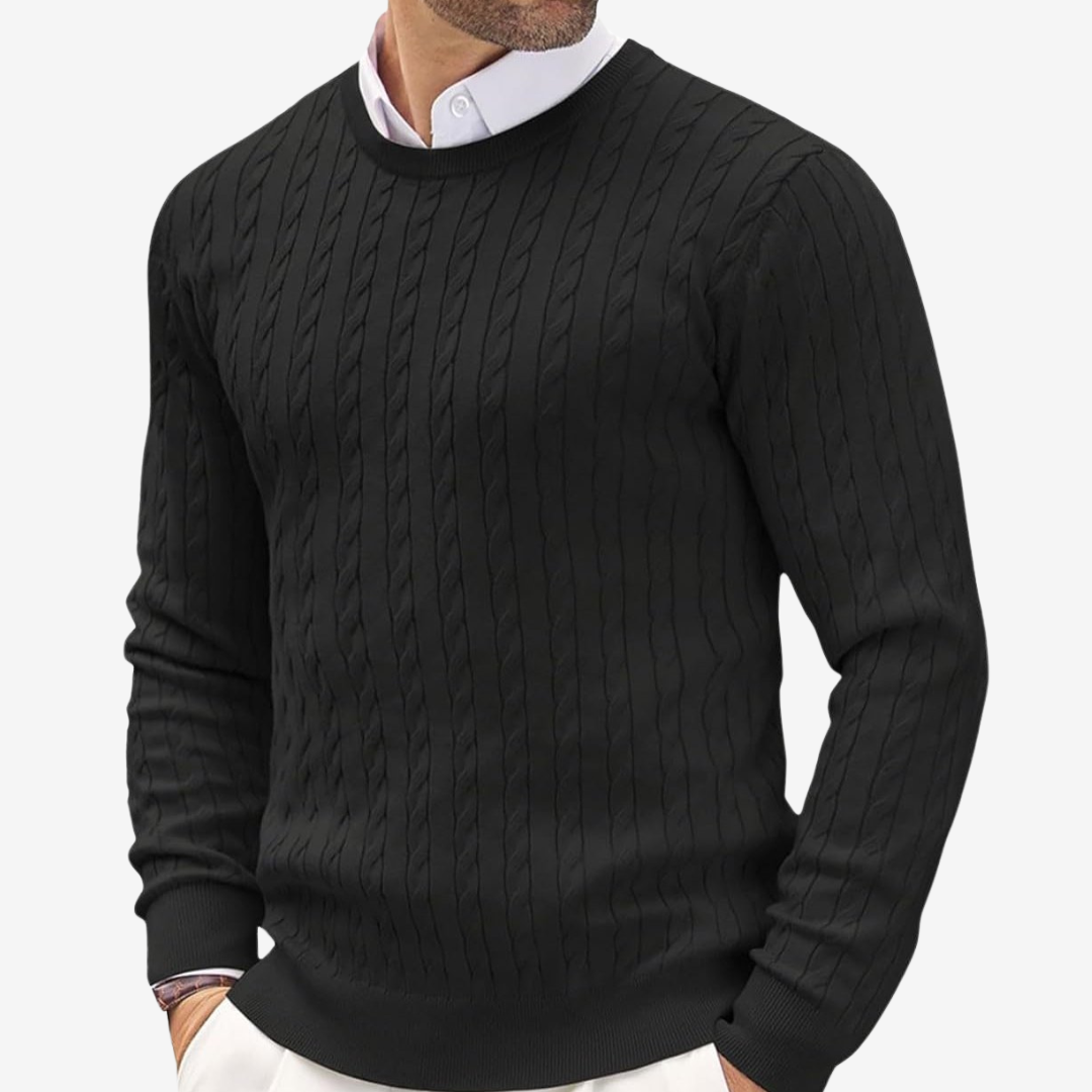 Pull Homme Maille Texturée et Élégant
