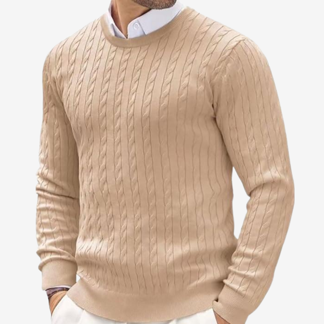 Pull Homme Maille Texturée et Élégant