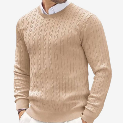 Pull Homme Maille Texturée et Élégant