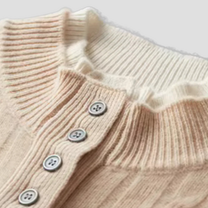 VogeLuxe | Pull homme texturé à col rond et boutons 8
