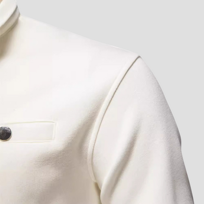 VogeLuxe | Pull minimaliste à col zippé pour homme 3