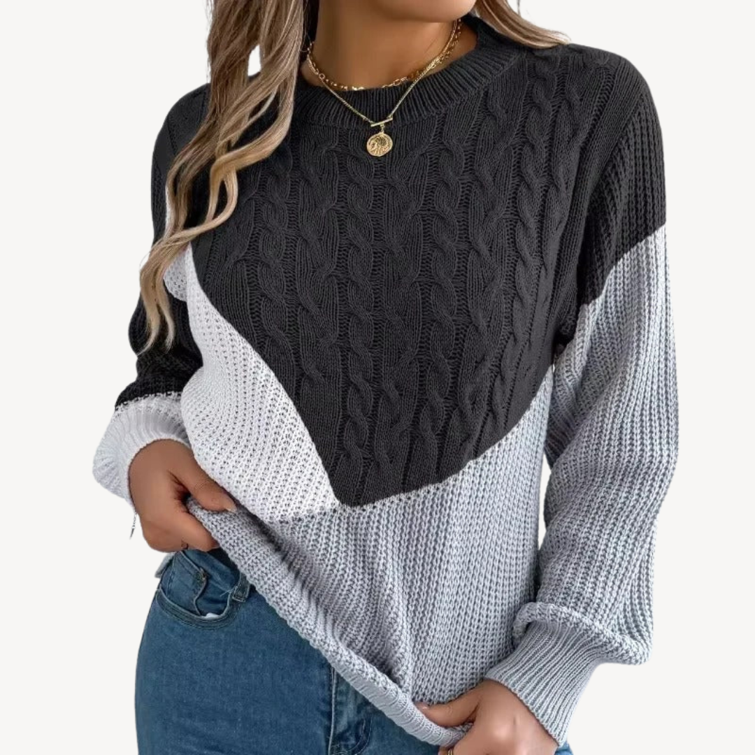 Pull Féminin Patchwork Multicolore - PanierRoyale
