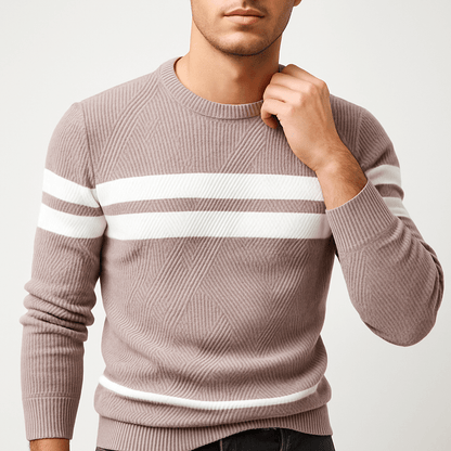 VogeLuxe | Pull patchwork pour homme 2