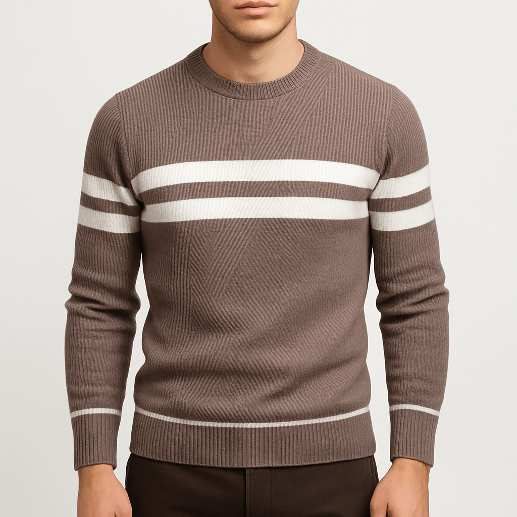 VogeLuxe | Pull patchwork pour homme 3