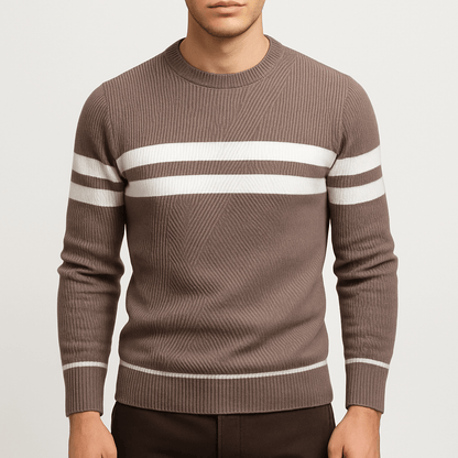 VogeLuxe | Pull patchwork pour homme 3